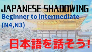 日本語を話そう！ Shadowing Japanese for beginner to intermediate [upl. by Jentoft161]