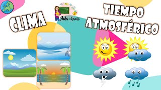 Clima y Tiempo Atmosférico  Aula chachi  Vídeos educativos para niños [upl. by Atener]