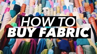 How to Buy Fabric Terminology amp Shopping Tips  WITHWENDY [upl. by Neicul783]