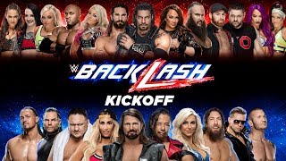 WWE Backlash Kickoff May 6 2018 [upl. by Crescen]