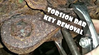 HOW TO Remove Tension Adjust Torsion Bar Keys [upl. by Brigida]