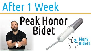 Peak Honor Travel Bidet Thoughts After 1 Week Use [upl. by Roybn]