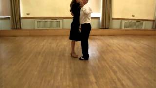 Argentine Tango Lesson 7  Giro to Left [upl. by Patin]