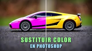 Sustituir color en Photoshop 3 métodos [upl. by Miner]