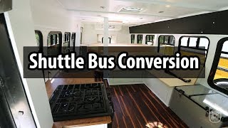 Amazing SHUTTLE BUS Conversion in 4 weeks [upl. by Reldnahc]