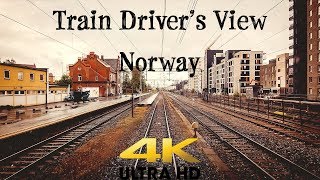 4K CABVIEW Spring diversion on the Bergen Line [upl. by Nnauol]