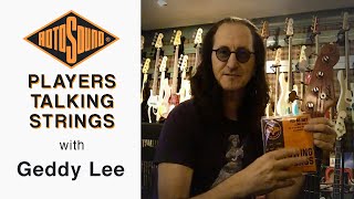 Geddy Lee Talks About Rotosound Swing Bass 66 Bass Guitar Strings [upl. by Elon]