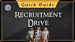 Quick Guide Recruitment Drive [upl. by Odnomar]