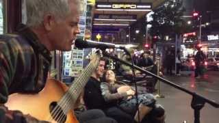 Awesome street musician guitarist busker Luke Hurley [upl. by Hamburger]