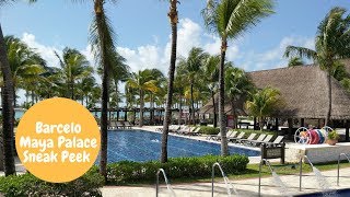 Barcelo Maya Palace Family All Inclusive Riviera Maya Resort Tour [upl. by Elay]