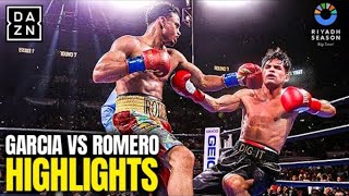 Ryan Garcia Vs Rolly Romero FULL FIGHT HIGHLIGHTS KNOCKOUT 2025 [upl. by Euqinomahs161]