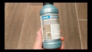 How to Use Grout Stain I Grout Renew I Grout Refresh [upl. by Carthy]