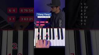 Play this EASY version instantly „Ylang Ylang“  Mini Piano Tutorial pianotutorial pianolessons [upl. by Weissman]