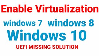 How to Enable Virtualization in Windows 10Enable Virtualization in PCWindows 10 hp virtualization [upl. by Nat]