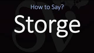 How to Pronounce Storge CORRECTLY LOVE Meaning amp Pronunciation [upl. by Mcfadden296]