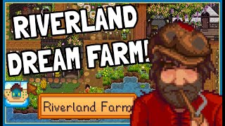 How To Create a Perfect Farm On The RIVERLAND Layout  Stardew Valley 14 [upl. by Ahsiekit]