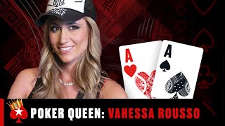 Vanessa Rousso is the Queen of ACES ♠️ Poker Queens ♠️ PokerStars [upl. by Allemahs]