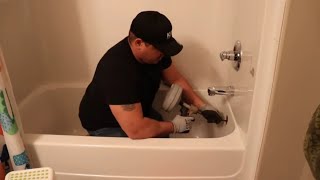 Best Way To Fix A Slow Draining Tub  Slow Draining Issues [upl. by Nickerson]