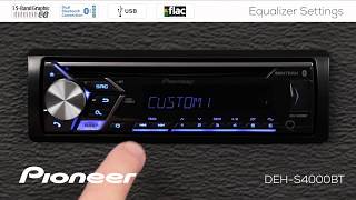 How To  EQ Settings on Pioneer InDash Receivers 2018 [upl. by Swihart]