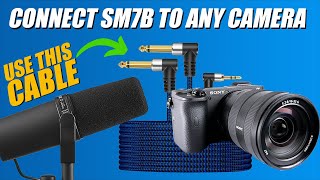 Connect Shure SM7B To Any Camera [upl. by Esidarap192]