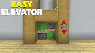 How to make a working Elevator In Minecraft Bedrock mcpe [upl. by Llevel]