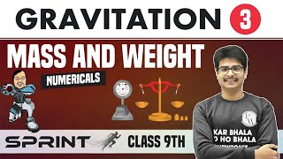 Gravitation 03  Free Fall  Mass and Weight  Class 9  NCERT  Sprint [upl. by Annaer]