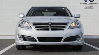 Overview 2014 Hyundai Equus Signature  Features amp Options [upl. by Doloritas]