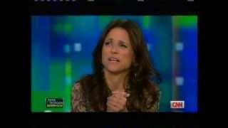 Julia LouisDreyfus  Craziest Funniest interview EVER CNN [upl. by Akinohs]