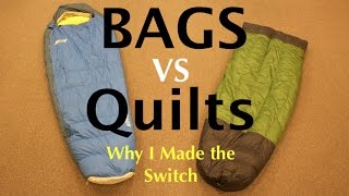 Sleeping Bags VS Quilts [upl. by Snoddy948]