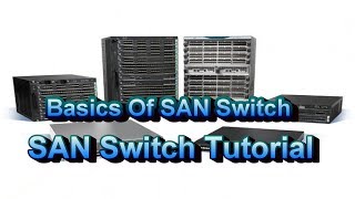 Basics Of SAN Switch  SAN Switch Tutorial Part 1 [upl. by Gudrun]