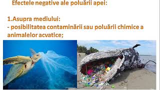 Poluarea apei  lecție de EcoEducație [upl. by Olson]