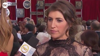 Mayim Bialik  Red Carpet  SAG Awards [upl. by Davenport]