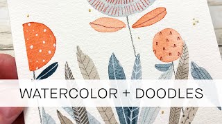 how to doodle with color pencils for beginners [upl. by Aissenav]