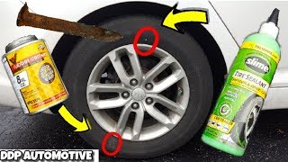 How To EASILY Repair Damage To The Sidewall of A Car Tire [upl. by Ben]