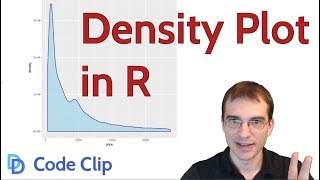 How to Make a Density Plot in R [upl. by Gonyea]