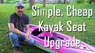 Simple Cheap Kayak Seat Upgrade [upl. by Annaoj]