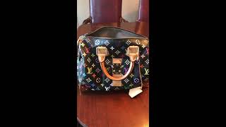 How to Spot Authentic Louis Vuitton Multicolor Speedy Bag and Where to Find Date Code [upl. by Igal319]