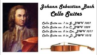 Johann Sebastian Bach  Cello suites in 432 Hz great for reading or studying [upl. by Carrol]