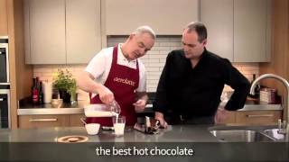 How to make a hot chocolate using an aerolatte milk frother [upl. by Jolynn]