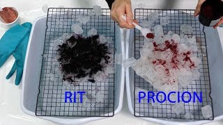 Rit vs Procion  Ice Dyeing [upl. by Bronwyn]