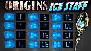 Ice Staff  ORIGINS Zombies  HOW TO BUILD AND UPGRADE TUTORIAL Ulls Arrow [upl. by Morganica]