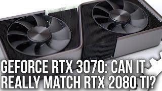 Nvidia GeForce RTX 3070 Review Is It Really As Fast As 2080 Ti [upl. by Neicul]