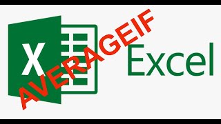 How to use AVERAGEIF function in Excel [upl. by Shapiro]