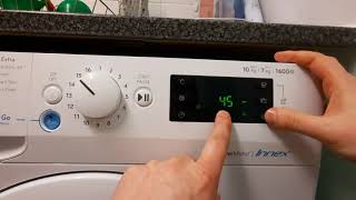 Indesit Innex Washer Dryer How To Program Dry Only BDE1071682XWUKN [upl. by Zurn]