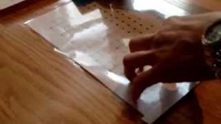 Self Adhesive Laminating Sheet Tutorial [upl. by Ecilahc896]