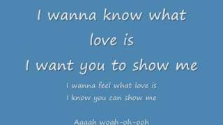 I want to know what love is  Foreigner Lyrics [upl. by Idoj]