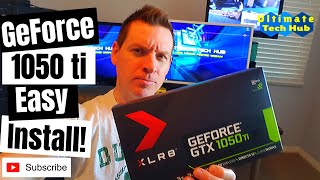 How to Install  GeForce 1050Ti  Quick and Easy [upl. by Ilatan121]