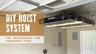 DIY Hoist System Rooftop Tents Kayaks Jeep Tops Ladders etc [upl. by Omlesna]