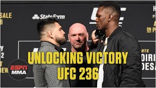 Unlocking Victory for Kelvin Gastelum vs Israel Adesanya  UFC 236  ESPN MMA [upl. by Alvan]