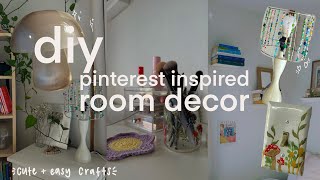 DIY PINTEREST INSPIRED ROOM DECOR [upl. by Retsev]